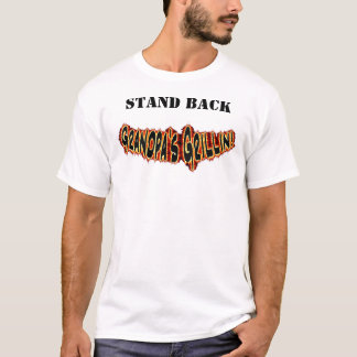 Tillbaka morfar för stativ Grillin T-shirt