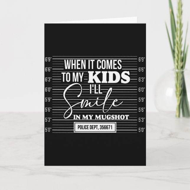 (tillbaka) När det kommer till mitt barn kommer ja Kort (Framsida)