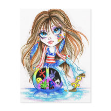 Tillbaka på dagen: Hippie Fantasy Art Postcard