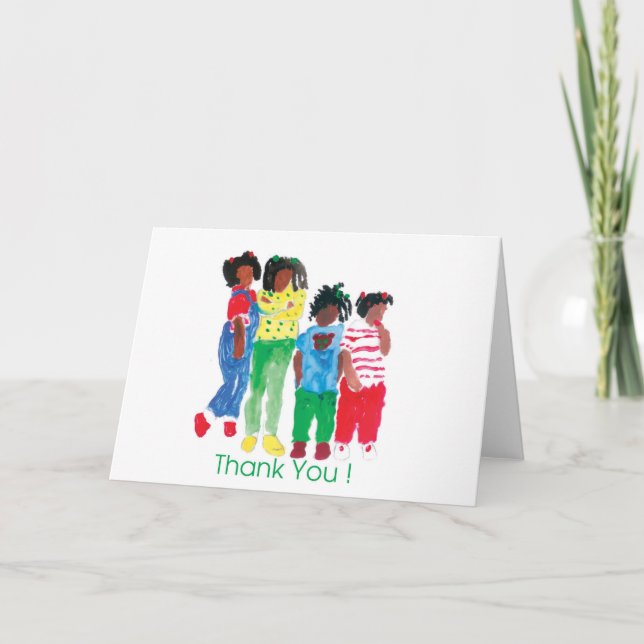 Tillbaka på dagen - Originalkonst av Karen Alexand Tack Kort (Framsida)