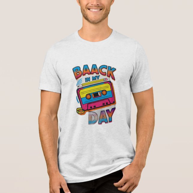 Tillbaka på min dag t shirt (Framsida)