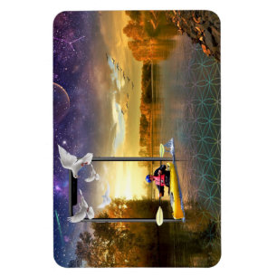 Tillbaka på min Om Game Flexible Photo Magnet