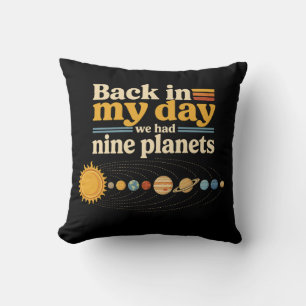 Tillbaka på min tid nio planeter inklusive Pluto r Kudde