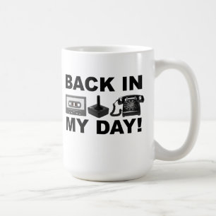 Tillbaka på min tid Retro rolig mugg