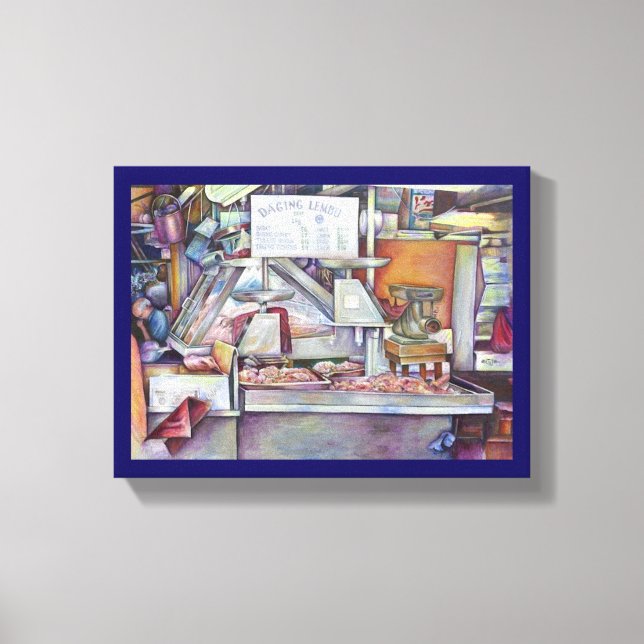 Tillbaka på tio minuter: Har du glömt fru på födel Canvastryck (Framsida)