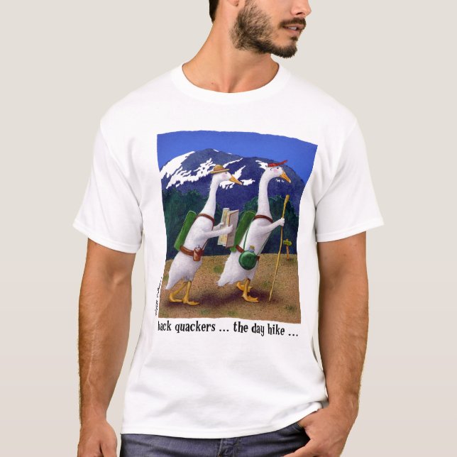 Tillbaka quackers… dagvandringen… tee shirt (Framsida)
