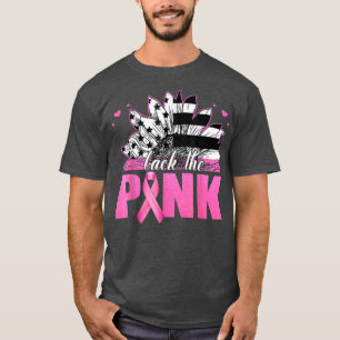 Tillbaka Rosa Ribbon Solros USA flagga Breast Can T Shirt