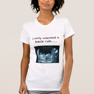 Tillbaka Rub Tee Shirt
