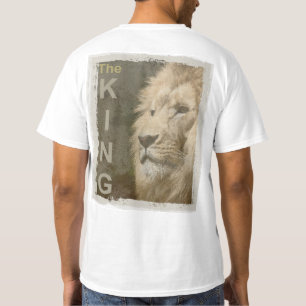 Tillbaka Skriv ut den Lejona Manarna Ansikte övers T Shirt