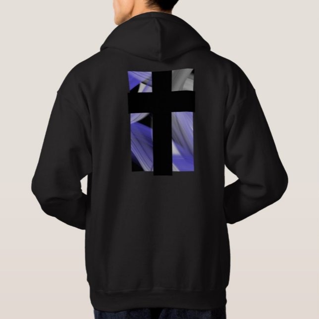 Tillbaka Skriv ut Hoodie Trend Abstrakt Lavender V (Skapare uppladdad)