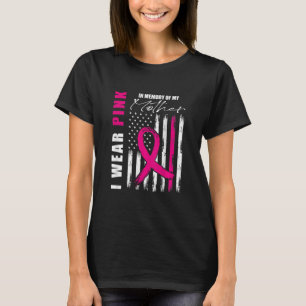 Tillbaka Skriv ut Rosa Mamma Breast Cancer Awarene T Shirt
