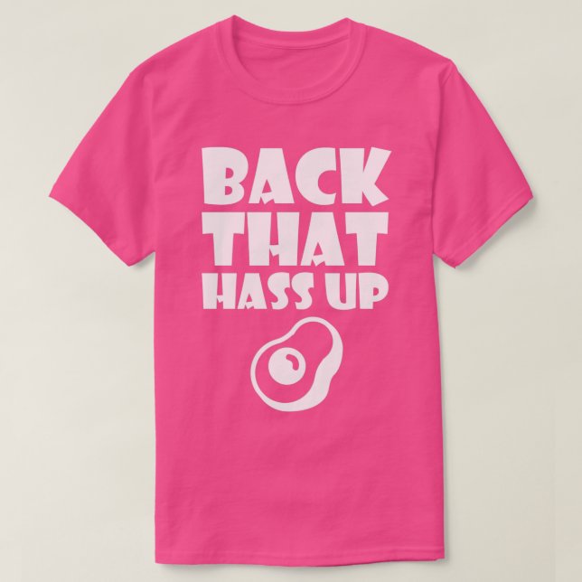 Tillbaka som har slagit upp Avocado Shirt T (Design framsida)