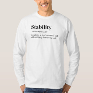 Tillbaka stabbing är en viktig anställdexpertis t shirt
