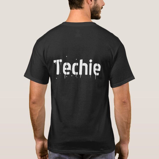(Tillbaka) Techie, Tröja (Baksida)