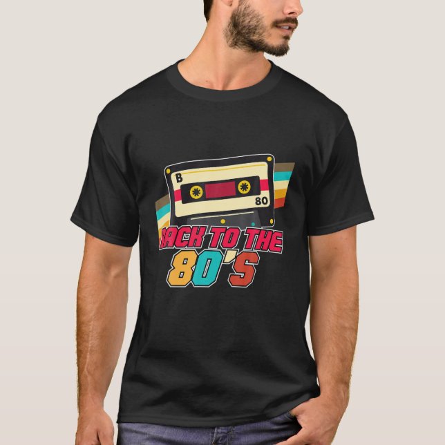 Tillbaka till 1980 års 80-tal Party Mixtape 80S T Shirt (Framsida)