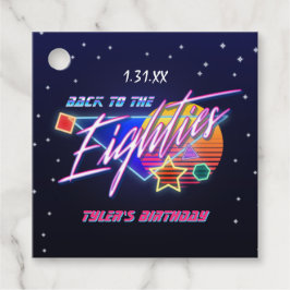 Tillbaka till 1980-talets nya favoritmärken gåvor etiketter