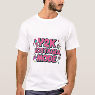 Tillbaka till 2000-talets Retrodesign Vintage Tema T Shirt