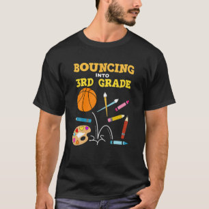 Tillbaka till 3RD Klass Basketball Player till T Shirt