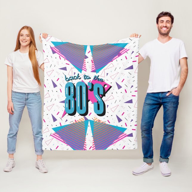 Tillbaka till 80:s Blanket Fleecefilt (På plats)