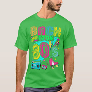 Tillbaka till 80-talet 1980-tal Retro Vintage Åtti T Shirt