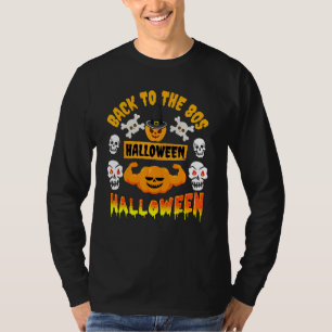 Tillbaka till 80-talet Halloween Costume Manar Wom T Shirt