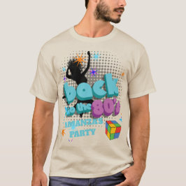 Tillbaka till 80-talet: Retro Groovy Hippie Birthd T Shirt