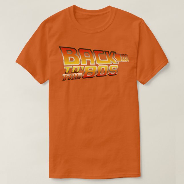 Tillbaka till 80-talet t shirt (Design framsida)