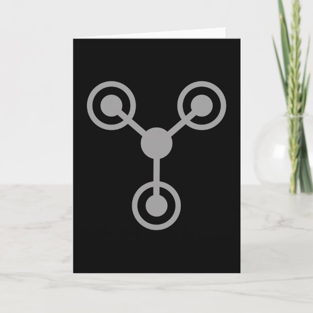 Tillbaka till 80-talet vid Time Travel Maskin Kort (Framsida)