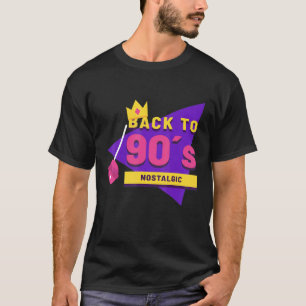Tillbaka till 90:s nostalgiska Party Hip Hip Rap R T Shirt