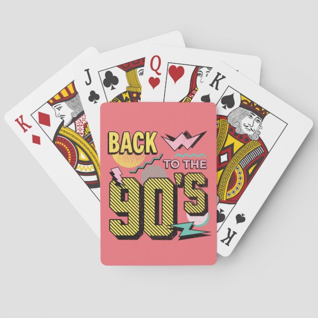 Tillbaka till 90-talet casinokort (Baksidan)