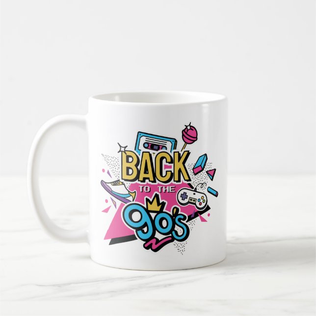 Tillbaka till 90-talet kaffemugg (Vänster)