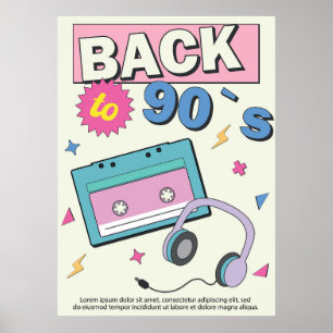 Tillbaka till 90-talet poster
