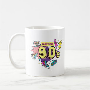 Tillbaka till 90-talets konst kaffemugg