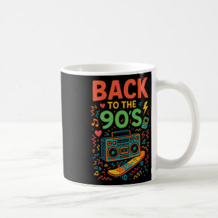 Tillbaka till 90-talets Retro Vintage Old school Kaffemugg