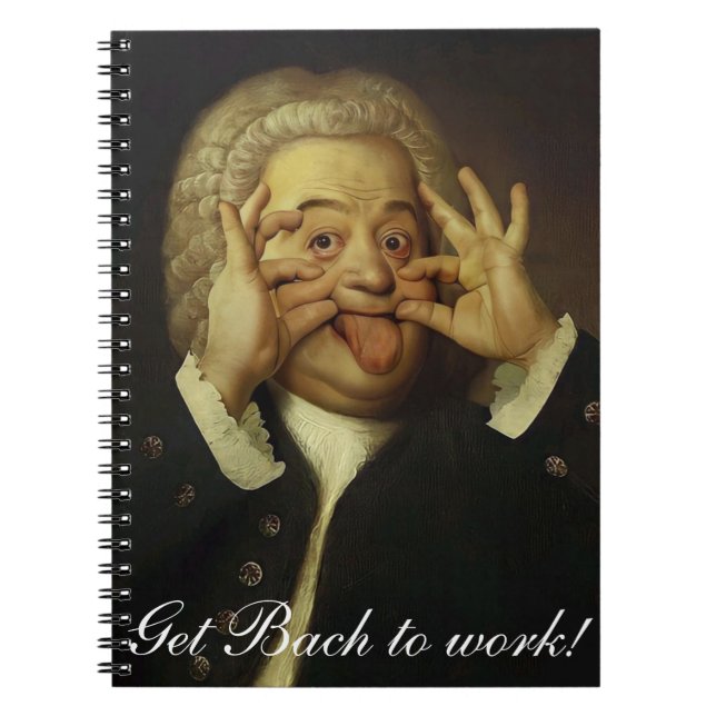 Tillbaka till arbetet - Bach bärbar dator Anteckningsbok (Framsidan)