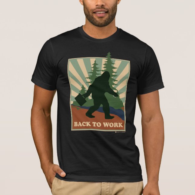 Tillbaka till arbetet t shirt (Framsida)