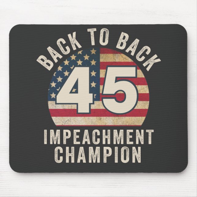 Tillbaka till Back Impeachment Champ American Flag Musmatta (Framsidan)