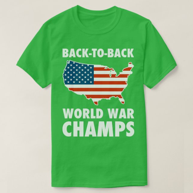 Tillbaka till Back WorldChamps USA T Shirt (Design framsida)
