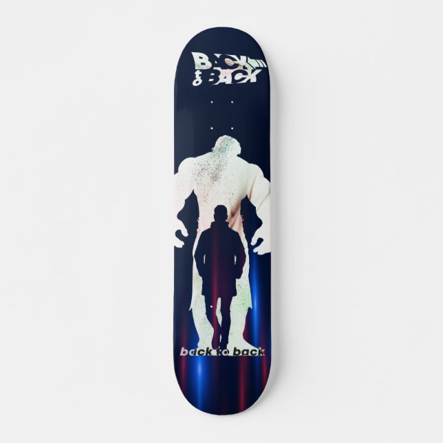Tillbaka till Bakåt | Mini Skateboard Bräda 18,5 Cm (Framsida)