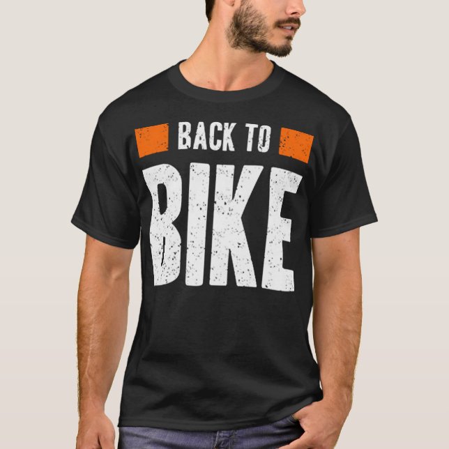 Tillbaka till cykel t shirt (Framsida)