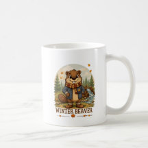 Tillbaka till dammen! Söt bäver kaffemugg | Mysig 