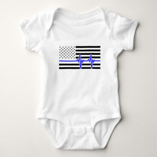 Tillbaka till den blå Flagga i den amerikanska T Shirt