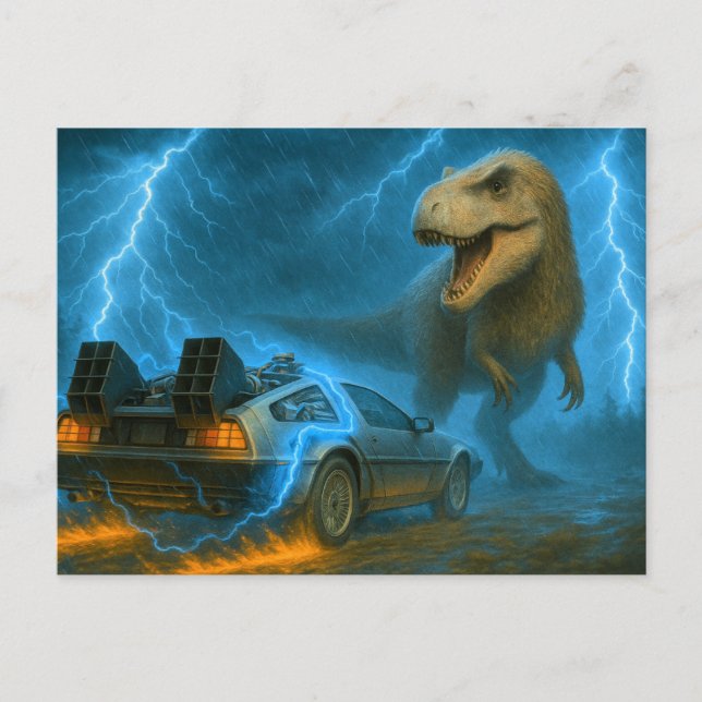 Tillbaka till det förflutna vykort (Framsida)