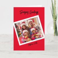 Tillbaka till fotostil, 5" x 7" vikbart kort