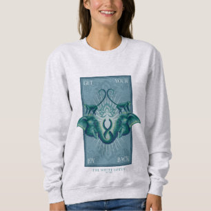Tillbaka till glädjen - den vita lotus t shirt