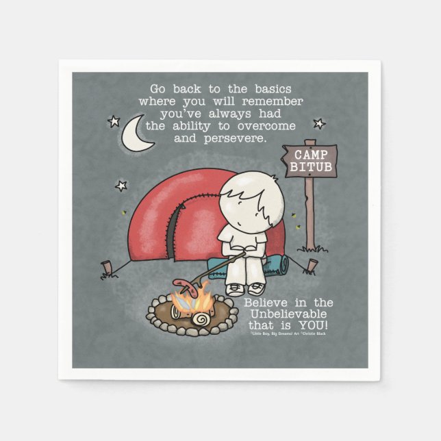 Tillbaka till grunden pappersservett (Framsidan)