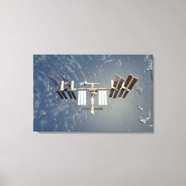 Tillbaka till internationell Space Station Canvastryck (Framsida)