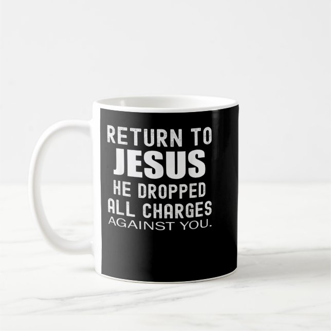 Tillbaka till Jesus Kristna presenter för kvinnor Kaffemugg (Vänster)