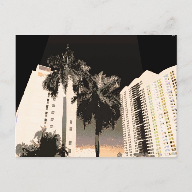 Tillbaka till Miami Vykort (Framsida)