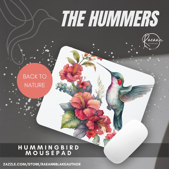 Tillbaka till Natur Hummingbird Mouse Pad Musmatta (Skapare uppladdad)